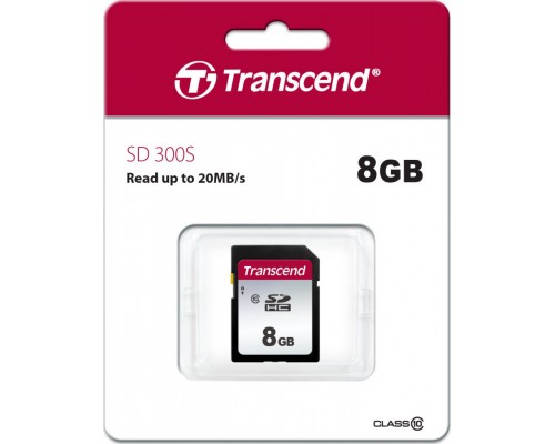 Transcend 300S SDHC 8 GB Class 10 Card (TS8GSDC300S)