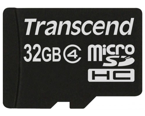 Transcend TS32GUSDC4 MicroSDHC 32GB Class 4 Card (TS32GUSDC4)