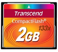 Transcend 133x Compact Flash 2GB card (TS2GCF133)