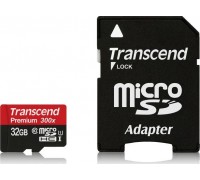 Transcend TS32GUSDU1 MicroSDHC 32GB Class 10 UHS-I / U1 Card (TS32GUSDU1)