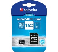Verbatim MicroSDHC 16 GB Class 10 Card (44082)