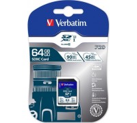 Verbatim Pro MicroSDHC 64 GB Class 10 UHS-I / U3 Card (47022)
