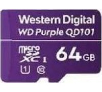 Western Digital Purple MicroSDXC 64 GB Class 10 UHS-I / U1 Card (WDD064G1P0C)