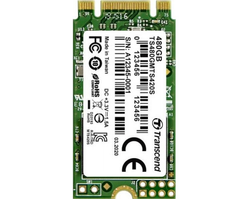 SSD Transcend 420S 480GB M.2 2242 SATA III (TS480GMTS420S)