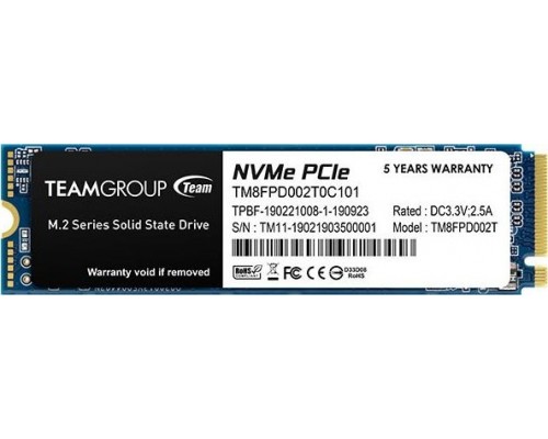 SSD TeamGroup MP33 Pro 1TB M.2 2280 PCI-E x4 Gen3 NVMe (TM8FPD001T0C101)