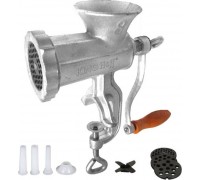 KingHoff Meat Mincer # 8 CAST IRON MACHINE + ACCESSORIES