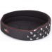 HOBBYDOG Foam bed - Black with paws 83x68