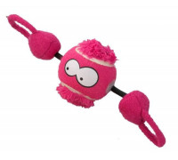 Suņu rotaļlieta EBI Coockoo Toy Ball Shoot Pink 7.8cm