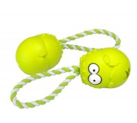 Suņu rotaļlieta EBI Coockoo Bumpies toy + Green Rope L 13-30kg 11x8.7x7.5cm