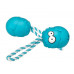 Suņu rotaļlieta EBI Coockoo Toy Bumpies + Rope Petrol Mint XL> 27kg 13x10x8.8cm