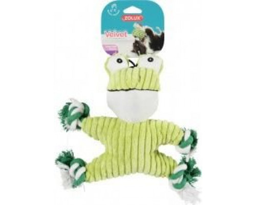 Suņu rotaļlieta Zolux Plush toy Velvet Fred's frog green 33x9x32 cm