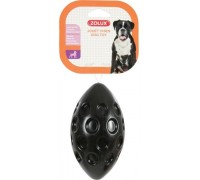 Suņu rotaļlieta Zolux Toy TPR Bubble oval ball - 18 cm black
