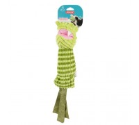 Игрушка для собаки Zolux Plush toy Velvet Crocodile Olga green 9.5x14x45 cm