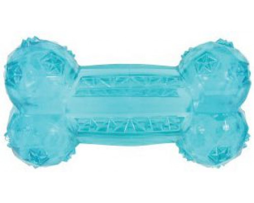 Suņu rotaļlieta Zolux Toy TPR POP bone 14 cm, turquoise