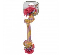 Suņu rotaļlieta Zolux Rope toy, 2 knots, colored 30 cm