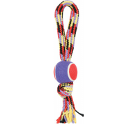 Suņu rotaļlieta Zolux Rope with a tennis ball, 40 cm
