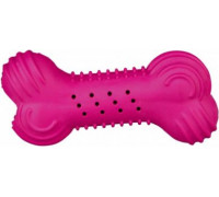 Suņu rotaļlieta Trixie Rustling bone, natural rubber, 11cm
