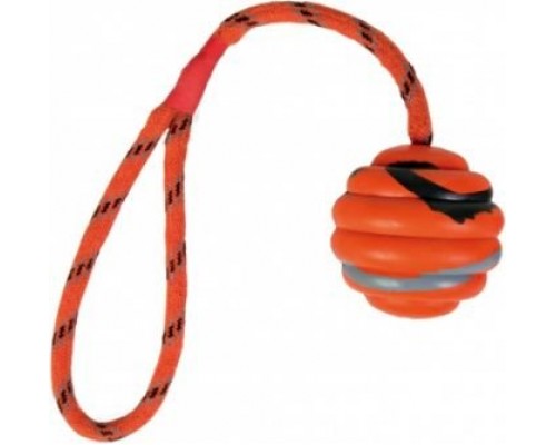 Suņu rotaļlieta Trixie BALL WITH CORD 6/30cm