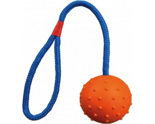 Suņu rotaļlieta Trixie RUBBER TEETHER ON ROPE 6cm/30cm