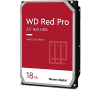 HDD|WESTERN DIGITAL|Raudona Pro|18TB|SATA 3.0|512 MB|7200 rpm|3,5"|WD181KFGX