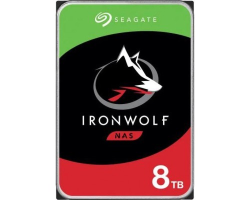 Seagate Seagate IronWolf ST8000VN004 dysk twardy 8 TB 7200 RPM 256 MB 3.5" Serial ATA III