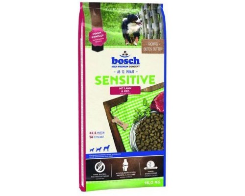 Bosch Tiernahrung Sensitive Adult Lamb & Rice 15 kg